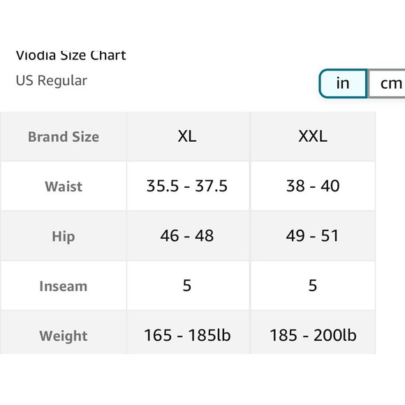 Viodia Women's 5" Hiking Golf Shorts with Pockets High Waist SZ XXL - Picture 8 of 9